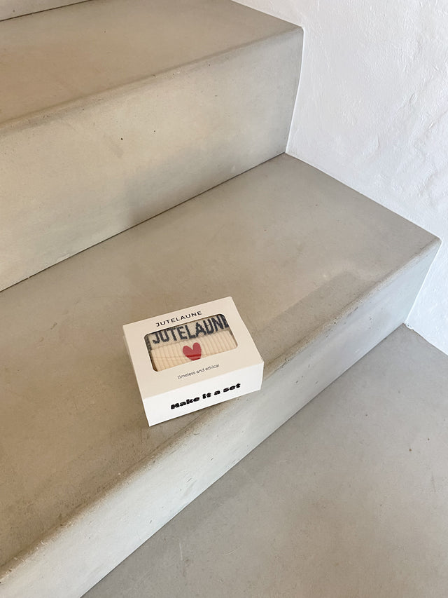 jutelaune Make it a Set Jutelaune & Heart Socks