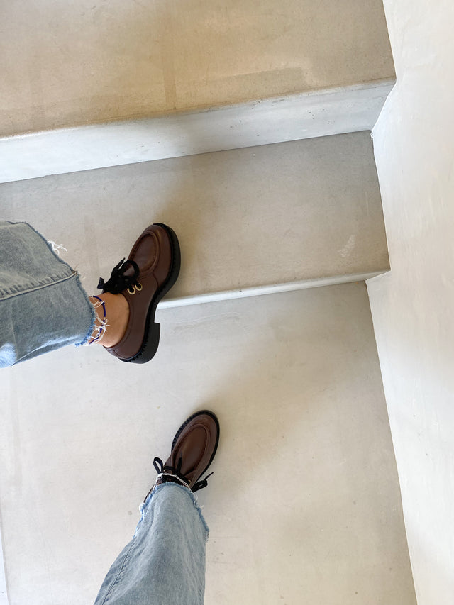 Jutelaune Mocca Chunky Shoes