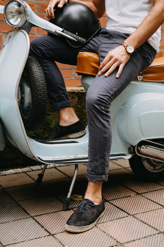 jutelaune Navy Classic Espadrilles