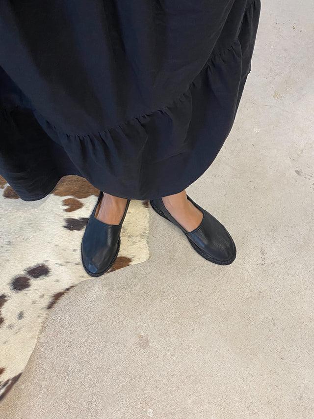 Jutelaune Total Black Slippers