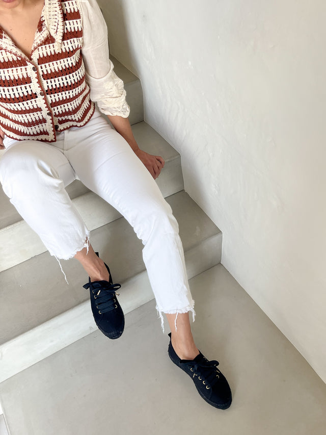 jutelaune Total Black Sneaker Espadrilles