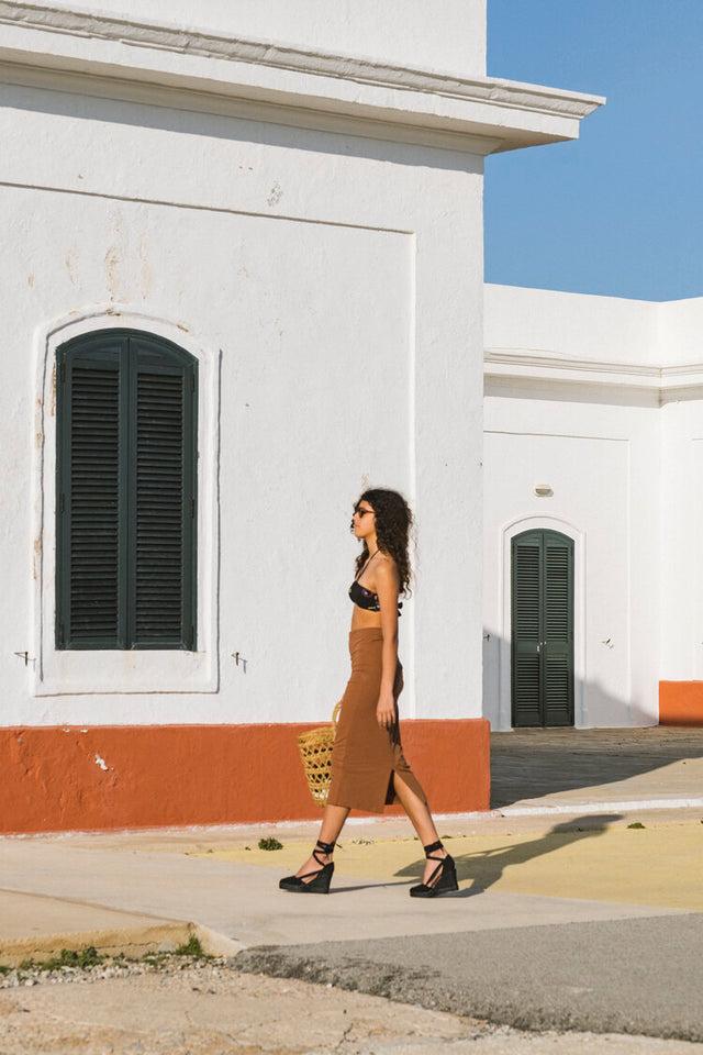 Jutelaune Total Black Vegan Wedges