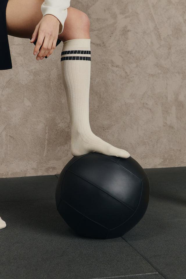 jutelaune White Boyfriend Socks