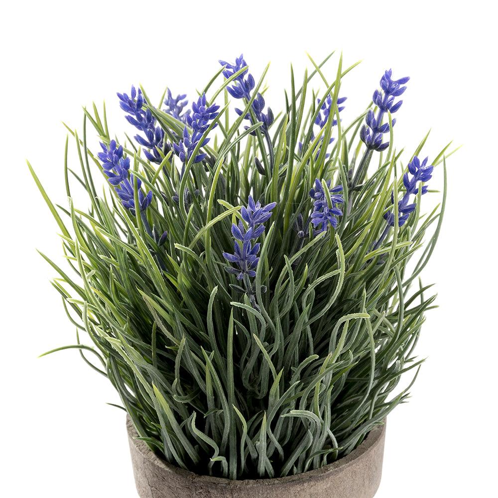 K Cliffs Artificial Provence Grass With Lavender Purple Flowers Plant