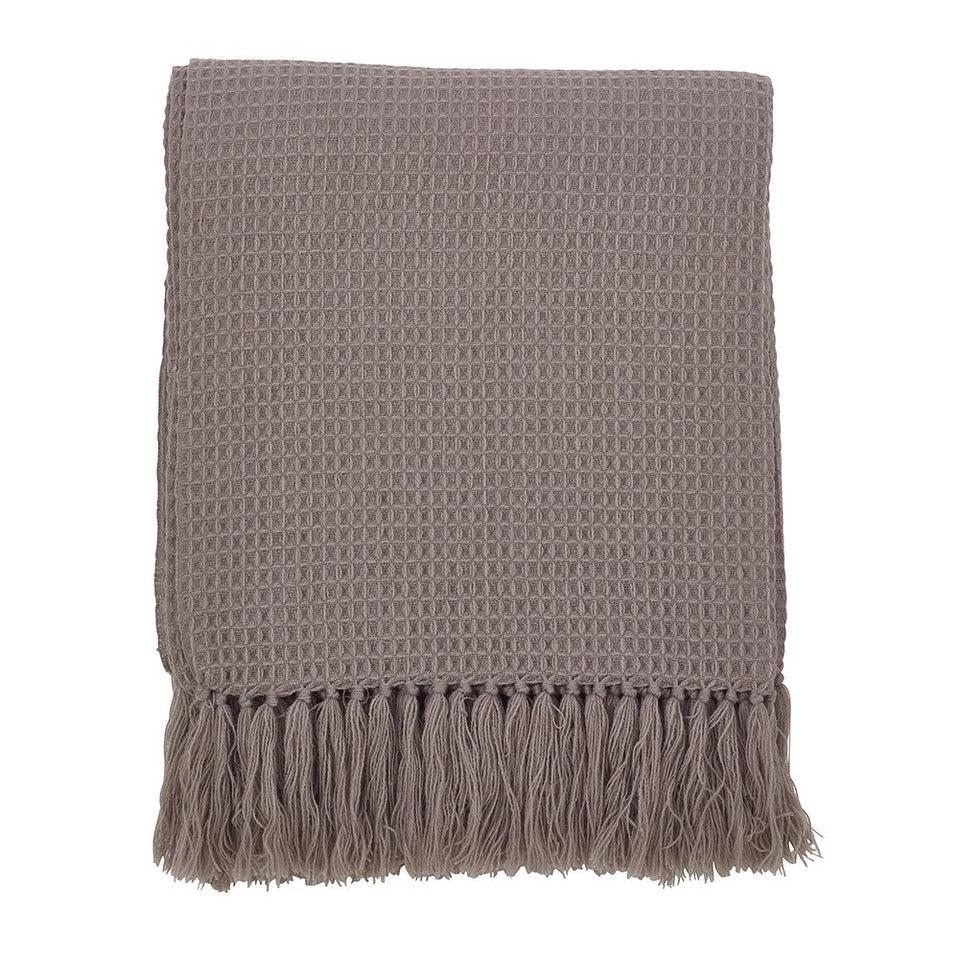 k cliffs Classic Waffle Weave Tassel Trim Throw - 50"x60"
