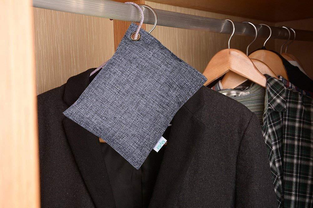 K Cliffs Deodorizer Bag 200g Bamboo Charcoal Naturally Activated Air Freshener Deodorizer