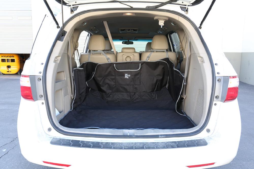 K Cliffs Dog Cargo Cover For Trucks & SUVs Quilted Waterproof Trunk Bed Liner 84” X 70” Large Black