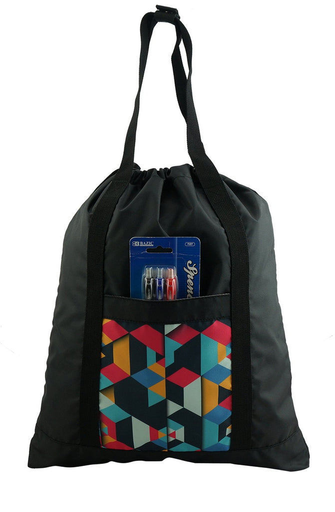 k cliffs K-Cliffs 18" 2-in-1 Unisex Drawstring Backpack & Convertible Tote Bag