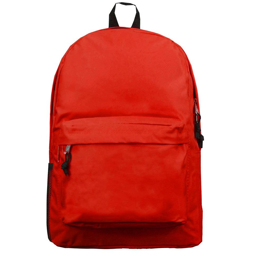 K Cliffs K-Cliffs 18" Classic School Backpack W/Padded Shoulder Straps And Side Pocket