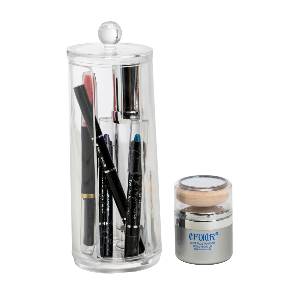 k cliffs K-Cliffs Acrylic Round Dispenser/Storage Container