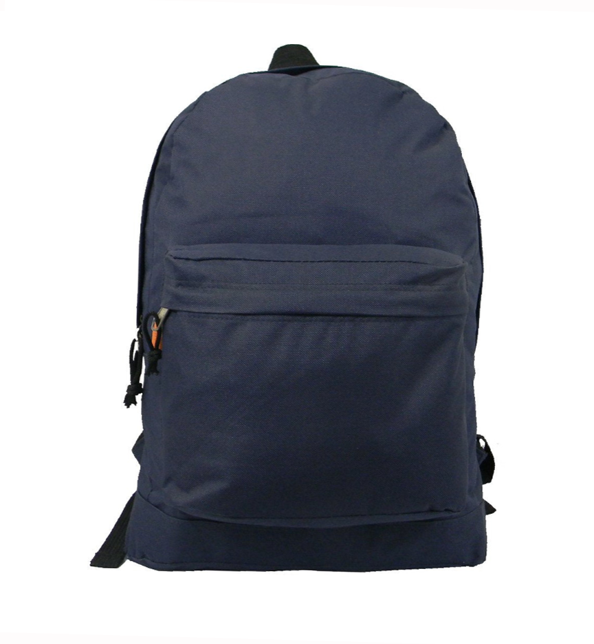 K Cliffs K-Cliffs Basic 18" School Backpack Classic Simple Book Bag Daypack