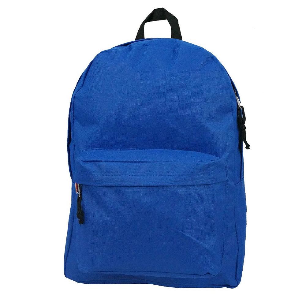 K Cliffs K-Cliffs Basic 18" School Backpack Classic Simple Book Bag Daypack