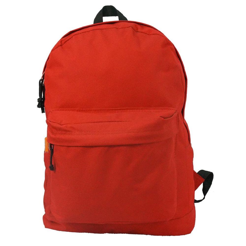 K Cliffs K-Cliffs Basic 18" School Backpack Classic Simple Book Bag Daypack
