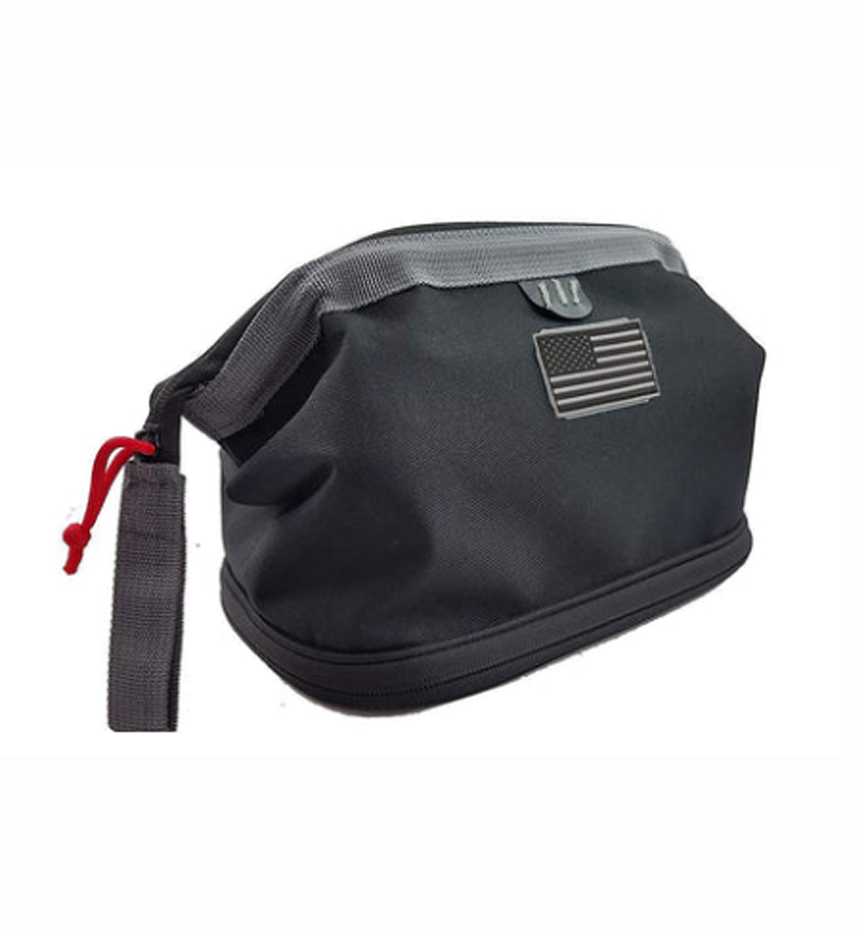 k cliffs K-Cliffs Discreet Pistol Case Shaving Kit with Hidden Lockable Handgun Storage Compartment