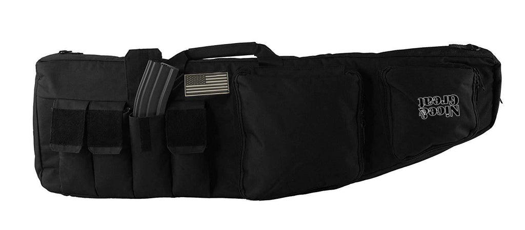K Cliffs K-Cliffs Double Long Rifles Storage Bag With Mag Pockets Lockable Zippers
