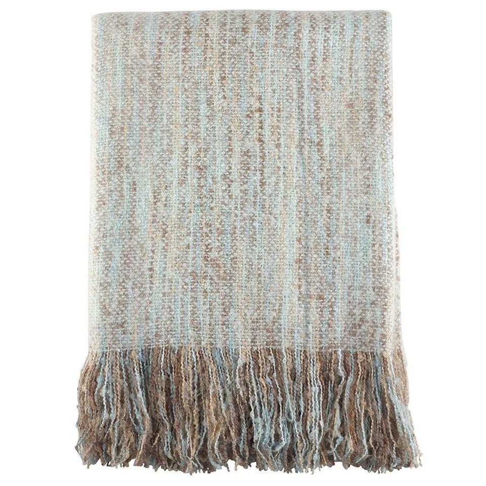 k cliffs K-Cliffs - Faux Mohair Shabby Chic Throw Blanket - 50"x60"