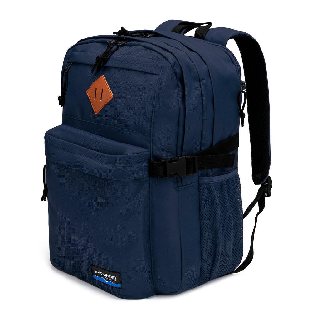 K Cliffs K-Cliffs Large Multi-Compartment Backpack W/ Laptop Sleeve Bottle Holder And Padded Straps (New)