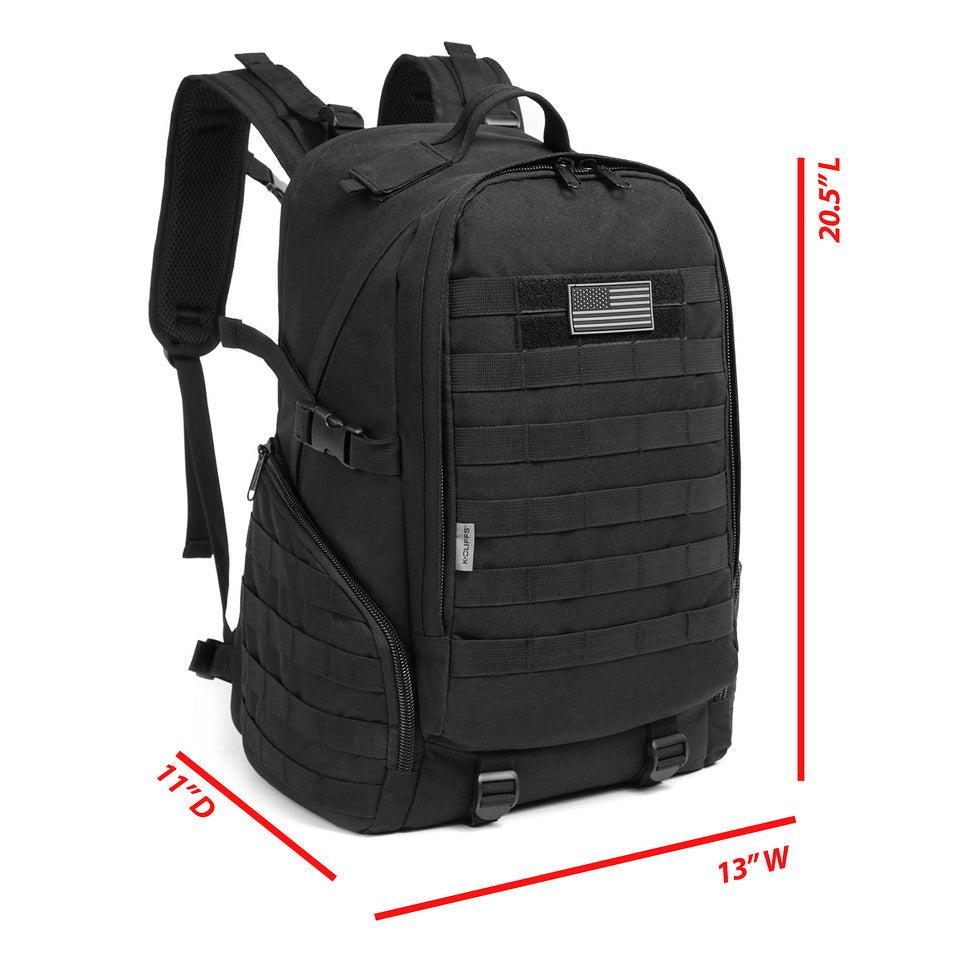 K Cliffs K-Cliffs Large Tactical Military Backpack Travel Daypack Laptop Bag W/ Molle System