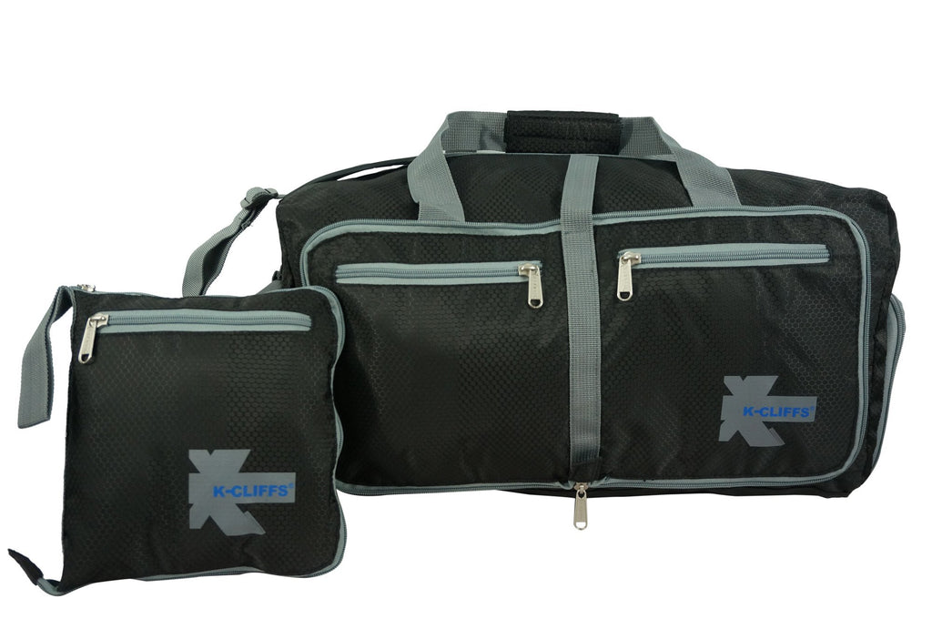 K Cliffs K-cliffs Lightweight Gym Bag Durable Foldable Sport Duffel Travel Bags W/ Separate Shoe Compartment