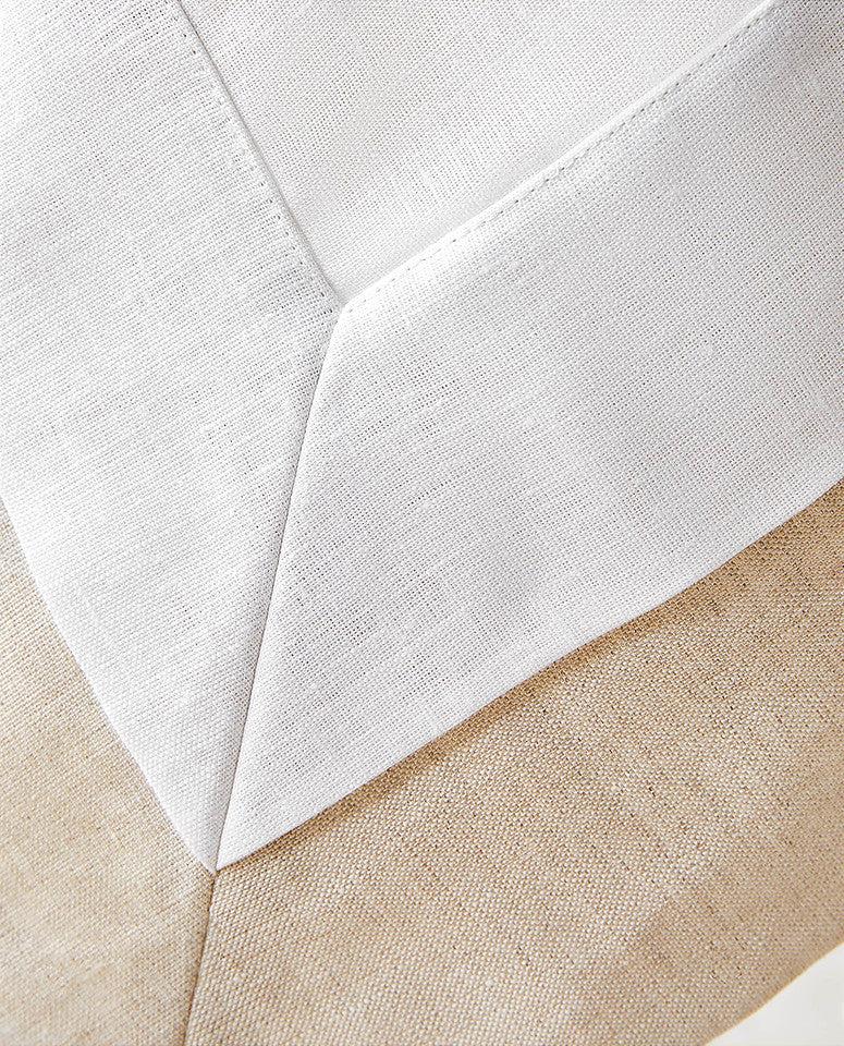 K Cliffs K-Cliffs Long Modern Two-Tone Double Bordered Table Cloth Kitchen/Dinning Room Table