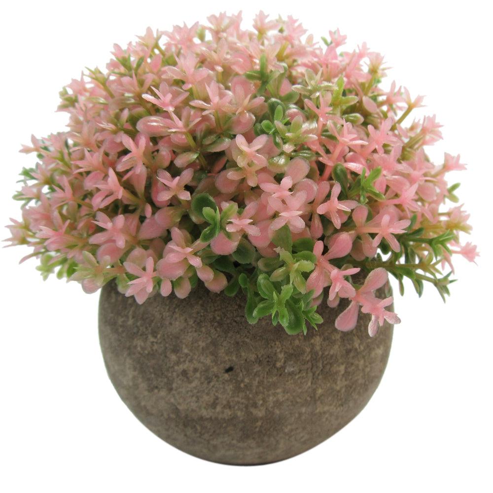 K Cliffs K-Cliffs Mini 5-inch Life Like Artificial Topiary Planted Pot