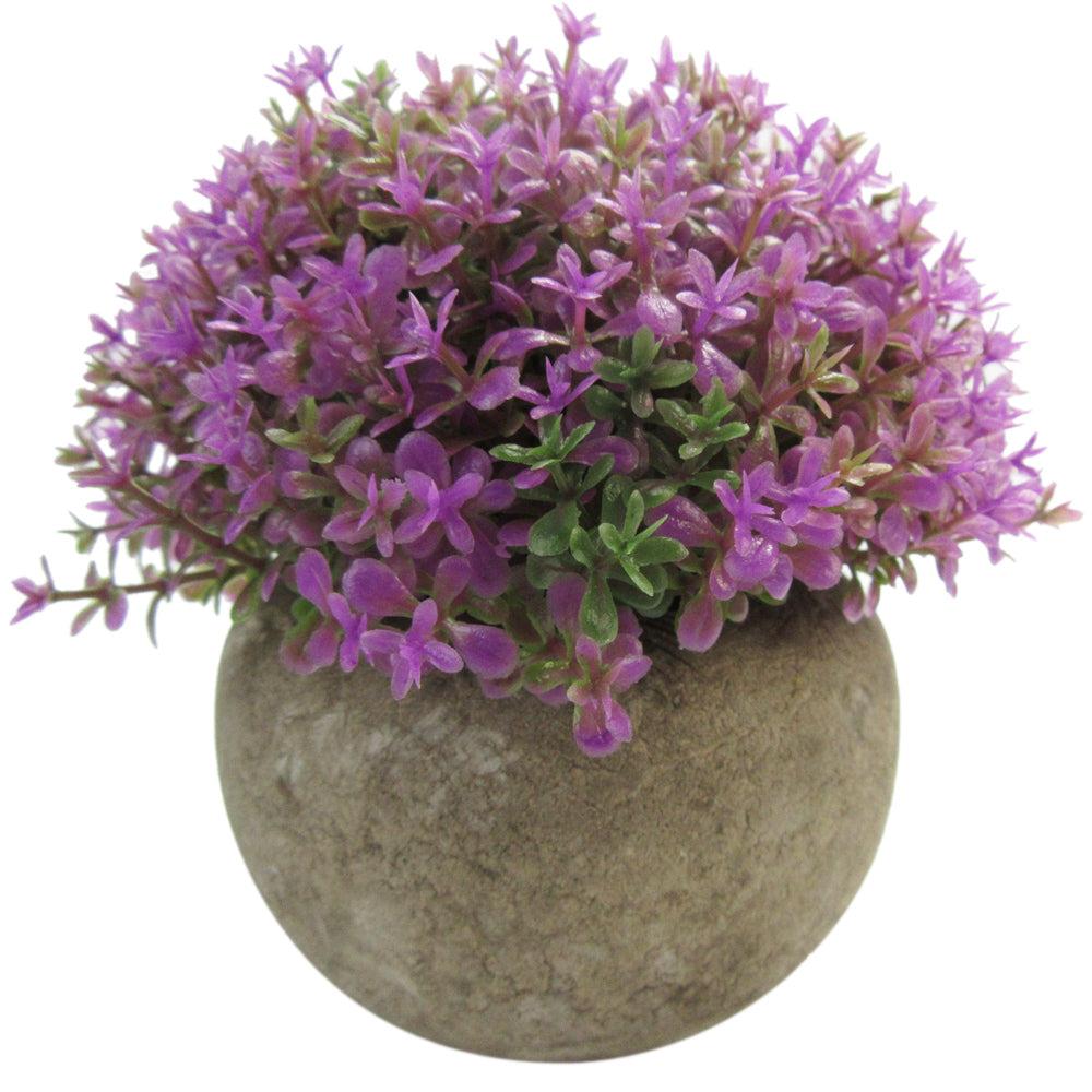 k cliffs K-Cliffs Mini 5-inch Life like Artificial Topiary Planted Pot