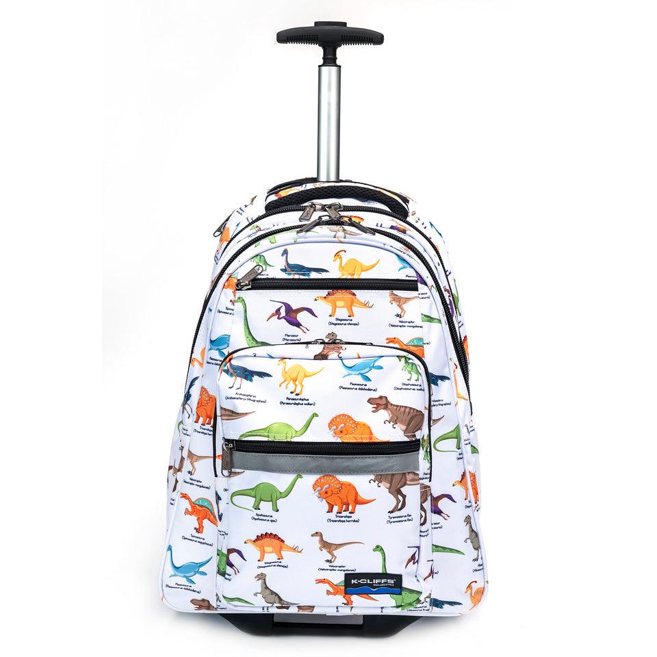 K Cliffs K-Cliffs Rolling Backpack School Backpacks With Wheels & Multiple Pockets