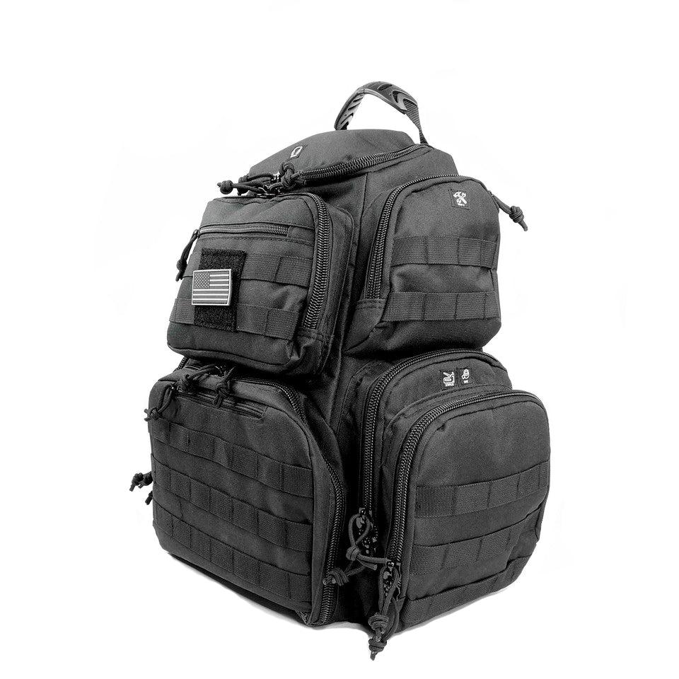 K Cliffs K-Cliffs Shooting Range Pistol Backpack Can Hold 4 Handguns Mag Storage W/EVA Pistol Cradle