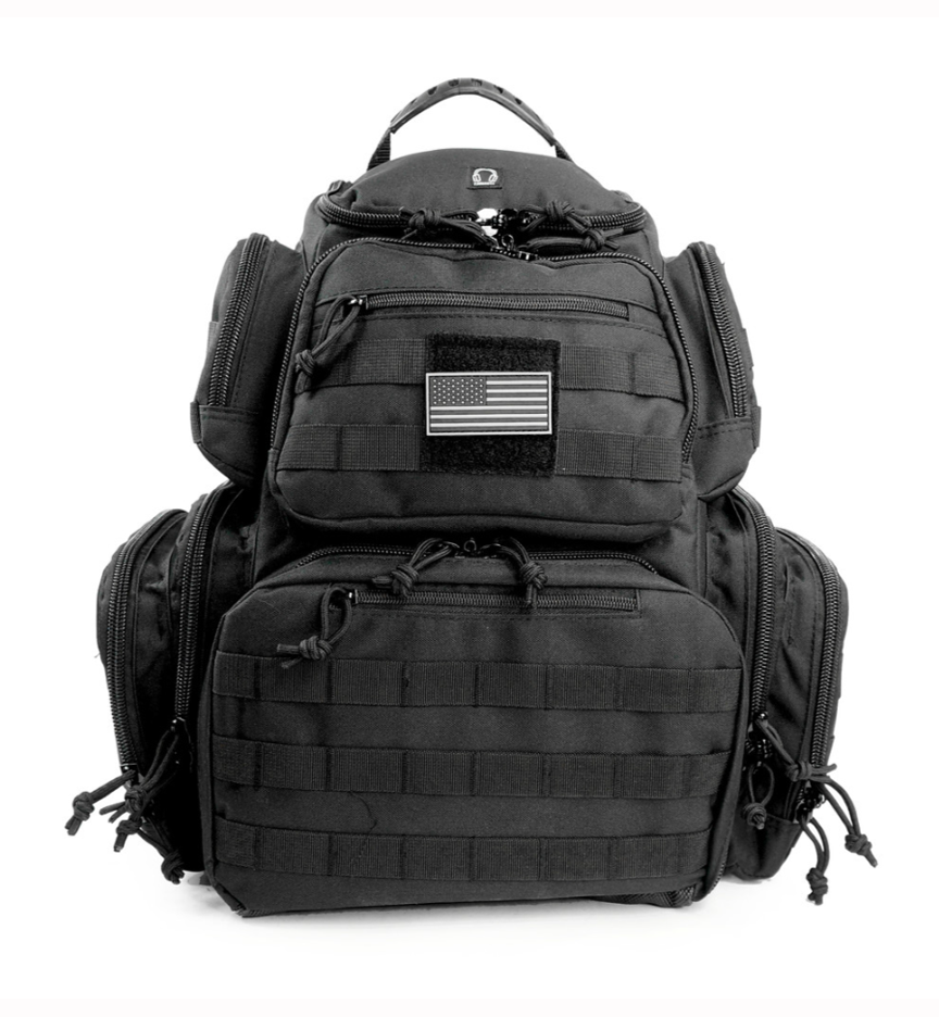 k cliffs K-Cliffs Shooting Range Pistol Backpack can hold 4 Handguns Mag Storage w/EVA pistol cradle