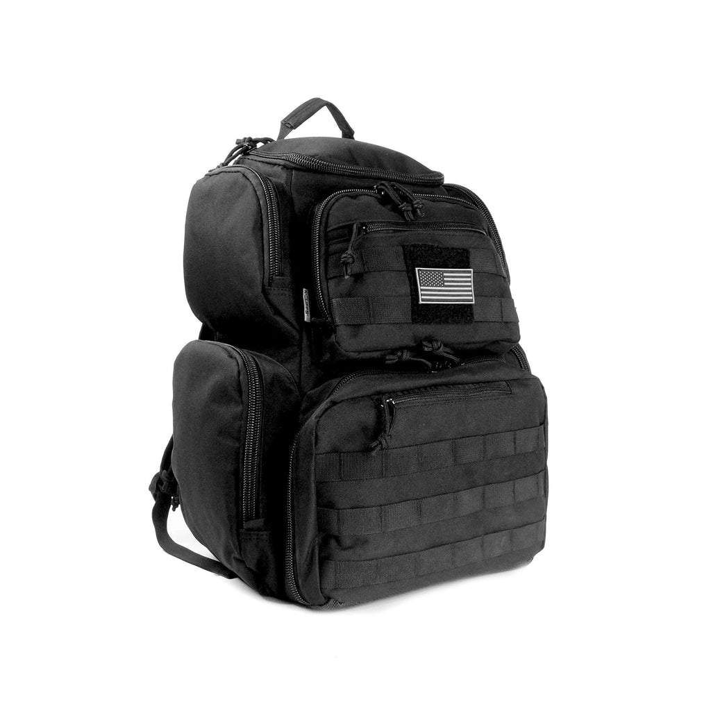 K Cliffs K-Cliffs Shooting Range Pistol Backpack That Holds Up To 5 Handguns Mag Storage