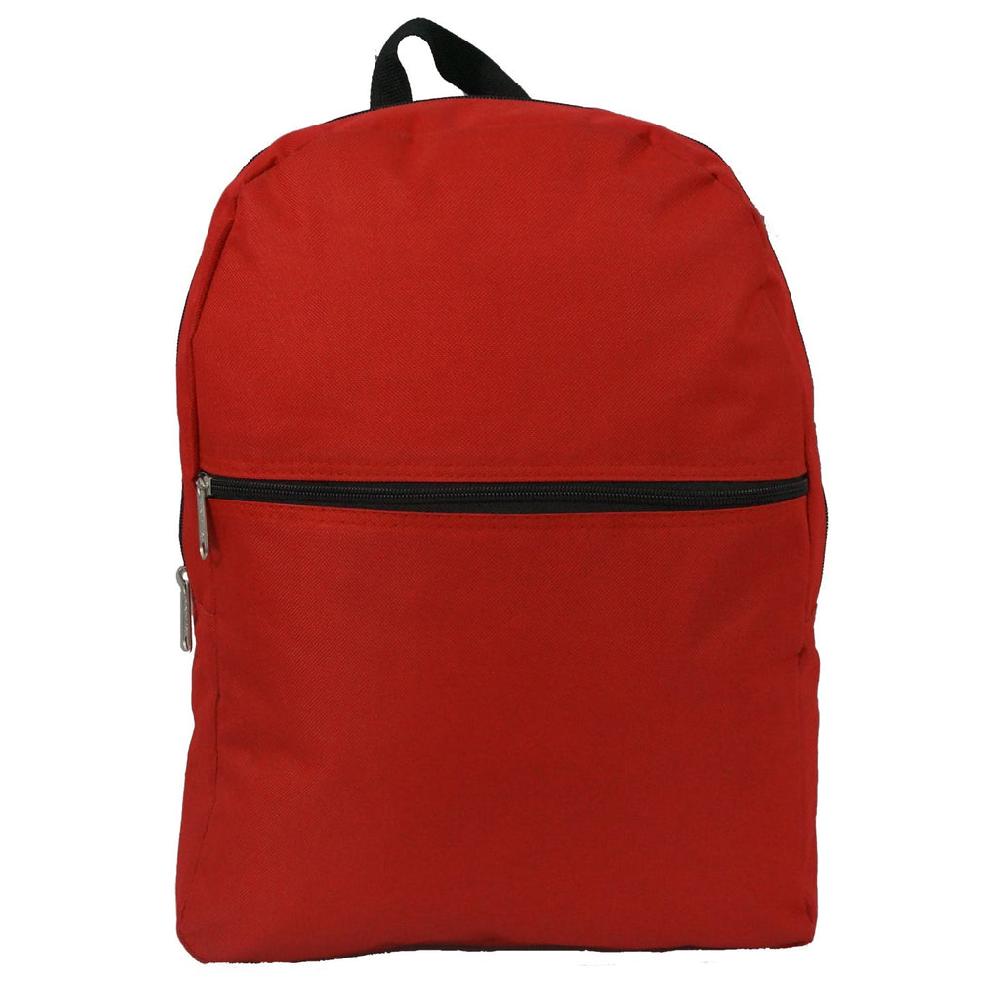 k cliffs K-Cliffs Simple Basic 17 Inch School Backpack Daypack