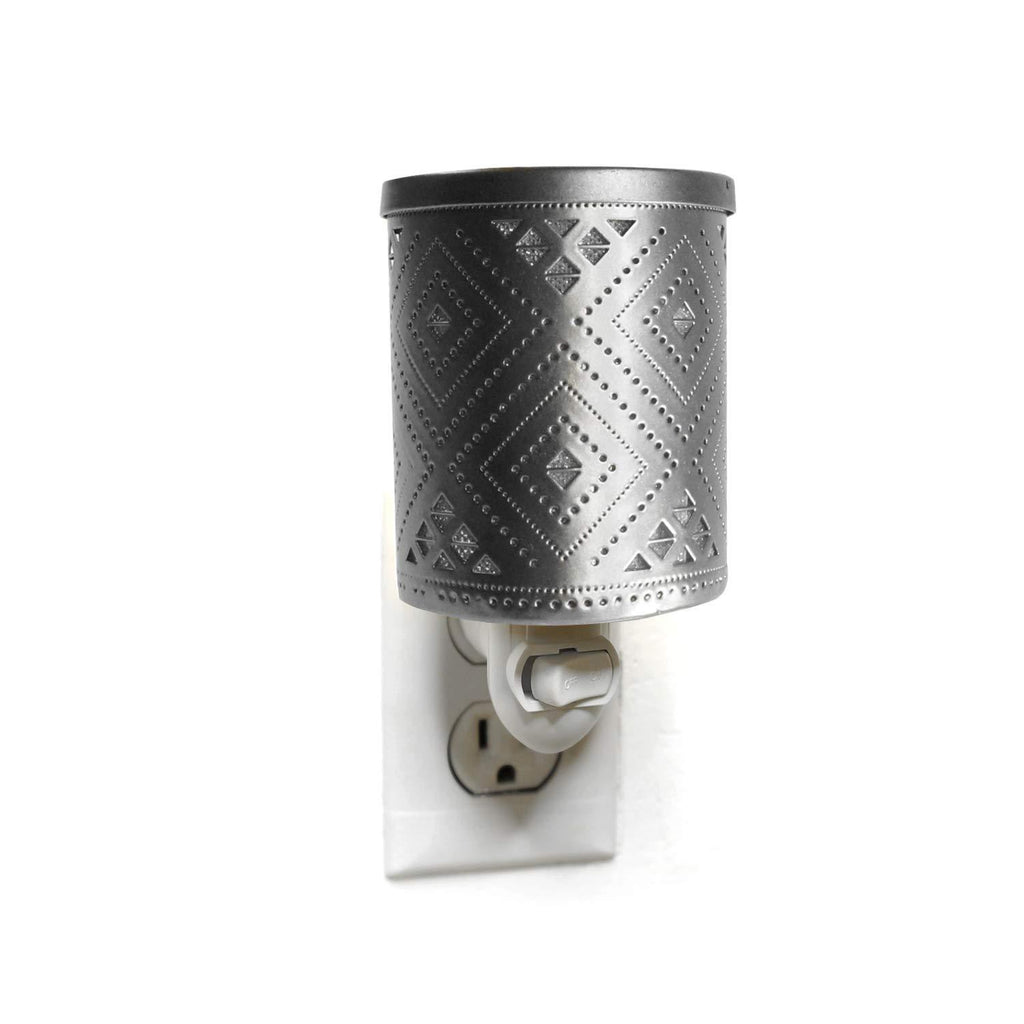 k cliffs K-Cliffs Vintage Tribal Navaho Chinle Pattern Chrome Plug-in Fragrance Warmer