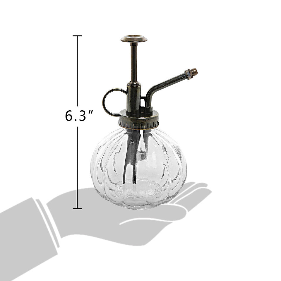 k cliffs Vintage Style Clear Glass Bottle Sprayer Plant Mister