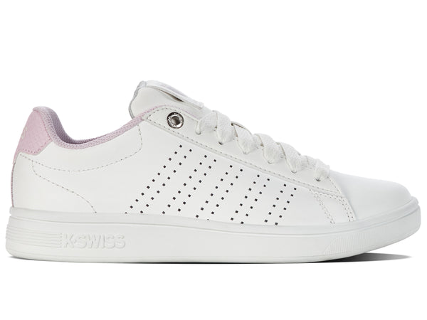 k swiss BASE COURT BRILLIANT WHITE/LILAC SNOW/GRAY VIOLET