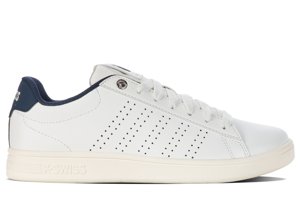 k swiss BASE COURT BRILLIANT WHITE/STRATIFIED SEA/RAINY DAY