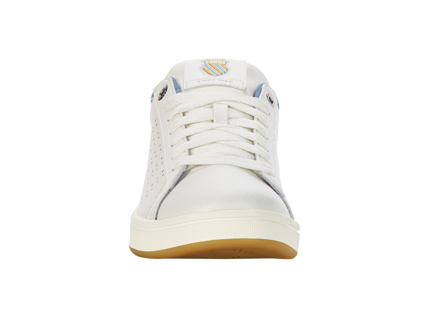 K Swiss BASE COURT STAR WHITE/ASHLEIGH BLUE/GOLDEN SPICE