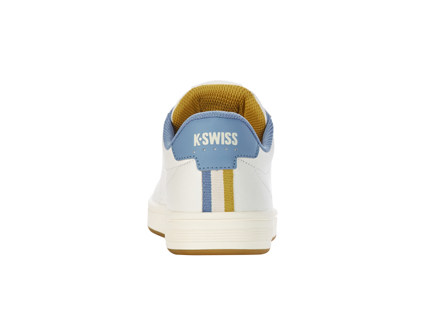 K Swiss BASE COURT STAR WHITE/ASHLEIGH BLUE/GOLDEN SPICE