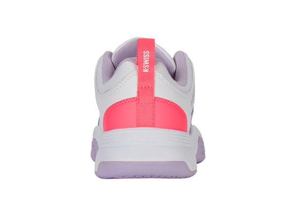 K Swiss COURT EXPRESS 2 WHITE/ORCHID PETAL/NEON BLAZE