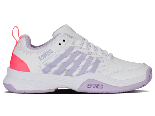 k swiss COURT EXPRESS 2 WHITE/ORCHID PETAL/NEON BLAZE