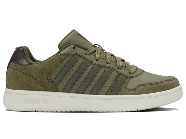 k swiss COURT PALISADES BURNT OLIVE/LIGHT GRAY/GRAPE LEAF/BLACK COFFEE