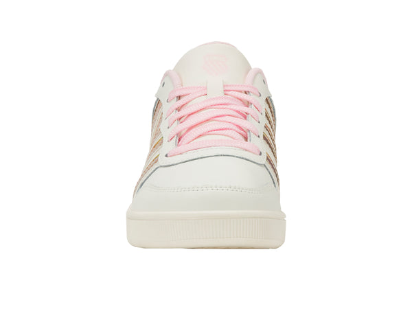K Swiss COURT PALISADES SNOW WHITE/PINK A BOO/IRIDESCENT
