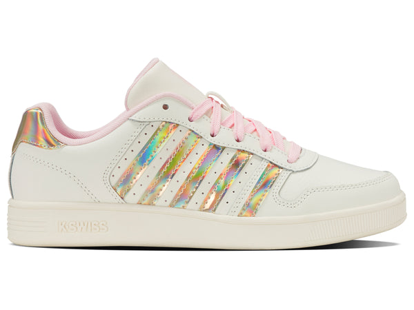 k swiss COURT PALISADES SNOW WHITE/PINK A BOO/IRIDESCENT
