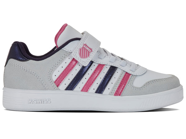k swiss COURT PALISADES STRAP WHITE/PEACOAT/SHOCKING PINK