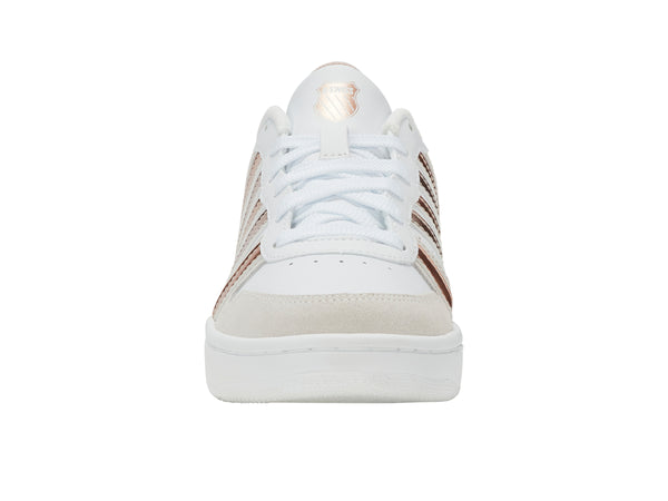 K Swiss COURT PALISADES WHITE/CRYSTAL GREY/ROSE DUST