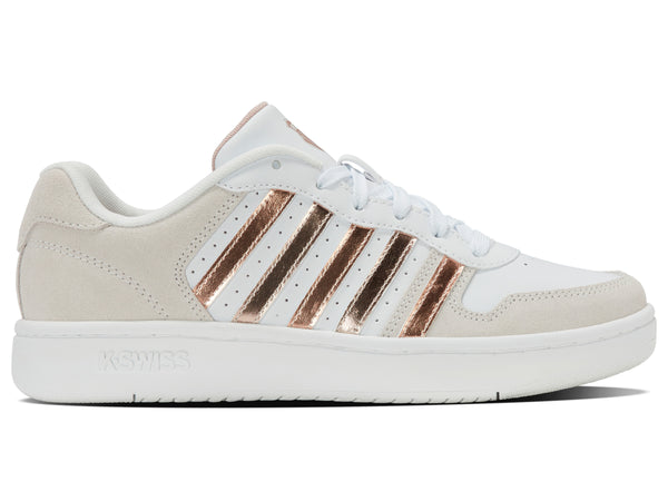 k swiss COURT PALISADES WHITE/CRYSTAL GREY/ROSE DUST