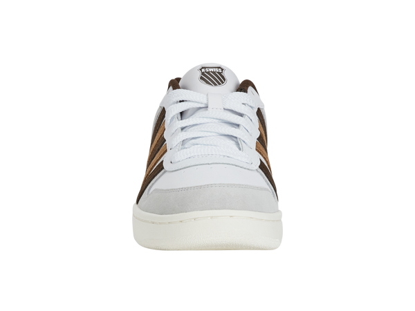 K Swiss COURT PALISADES WHITE/TOASTED COCONUT/CHOCOLATE BROWN