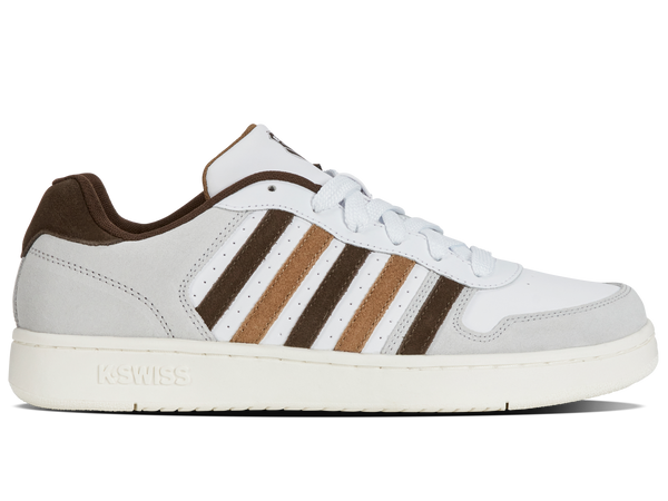 k swiss COURT PALISADES WHITE/TOASTED COCONUT/CHOCOLATE BROWN
