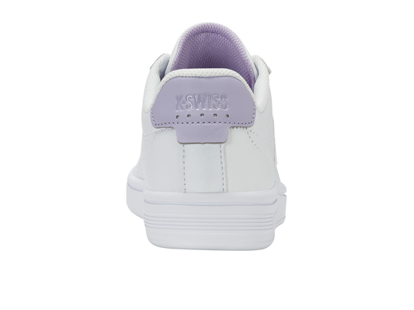 K Swiss COURT SHIELD II WHITE/OYSTER MUSHROOM/LILAC