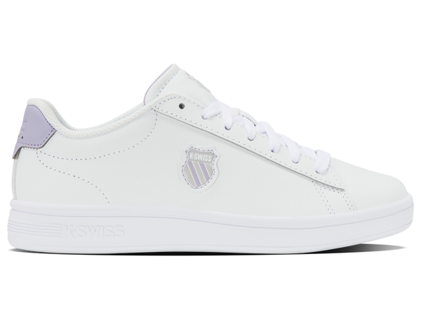 k swiss COURT SHIELD II WHITE/OYSTER MUSHROOM/LILAC