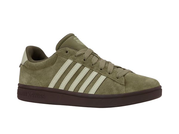 K Swiss COURT TIEBREAK II SDE BURNT OLIVE/BLACK COFFEE/ALFALFA